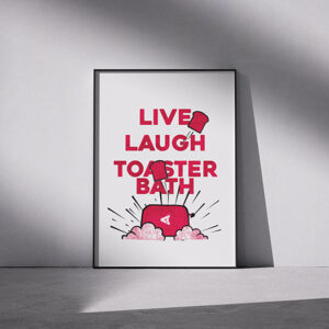 Poster 'Toasterbath' (a3)